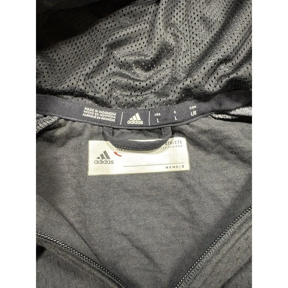 Adidas Delaware.University Fighting Hens Men’s sz Large Hoodie Jacket Team Issue
